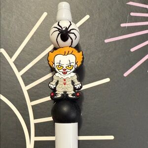 🎈 Pennywise Silicone Bead Pen – IT Horror Clown Pen